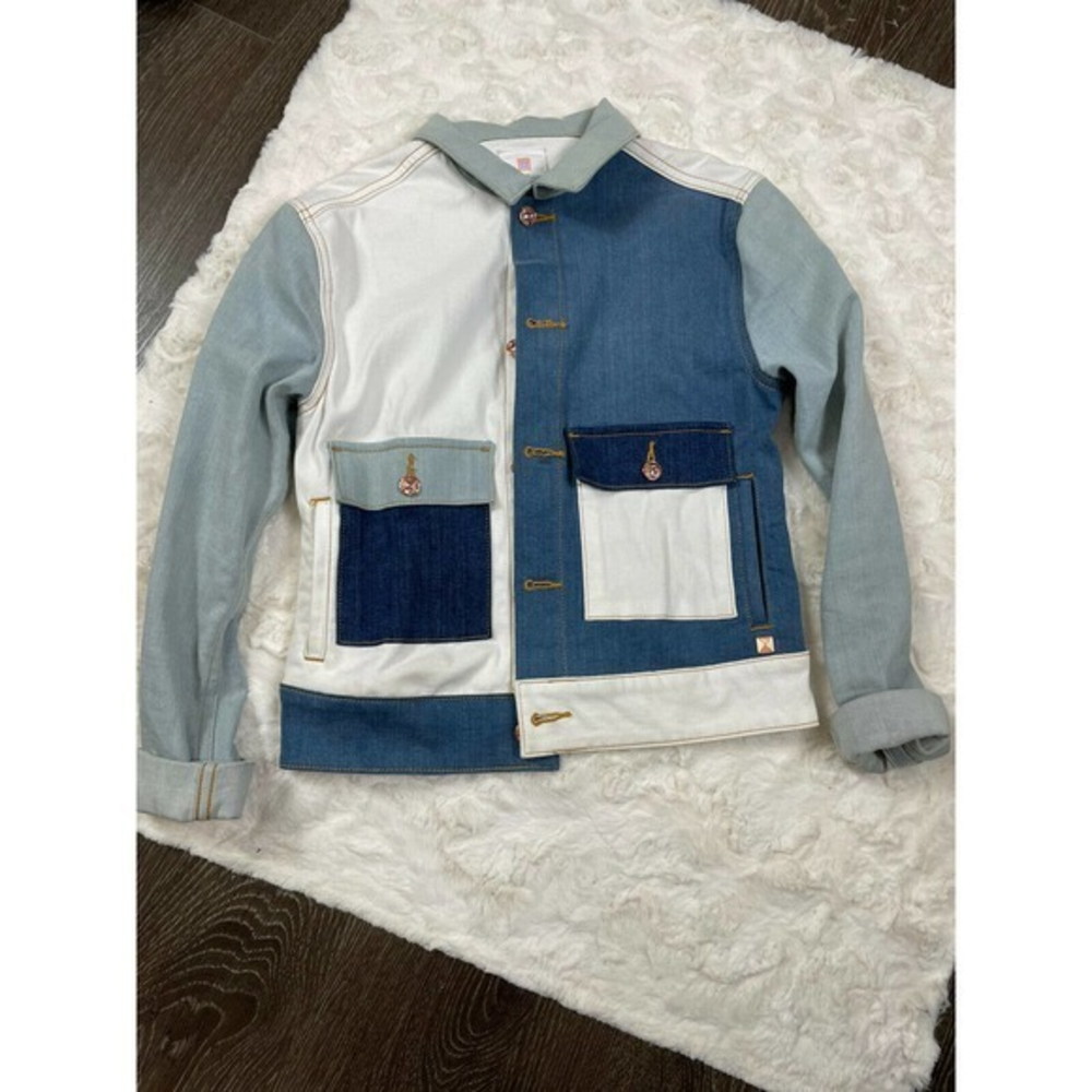 LuLaRoe Simply Comfortable multicolor Jean Jacket size XS